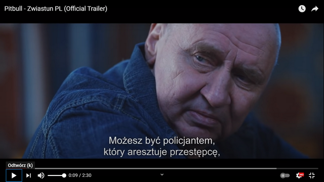 Andrzej Grabowski w najnowszym zwiastunie filmu Pitbull - kadr z filmu